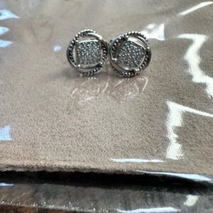 Elegant Silver Stud Earrings